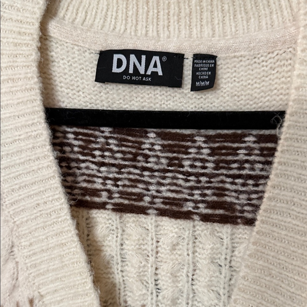 DNA “Do Not Ask” Grandpa Cardigan, size medium. - Picture 5 of 15